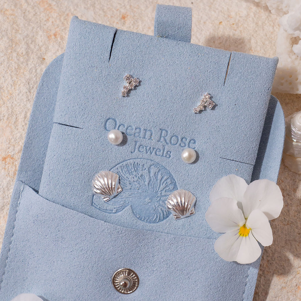 Inspired by days exploring the shoreline looking for ocean treasures.